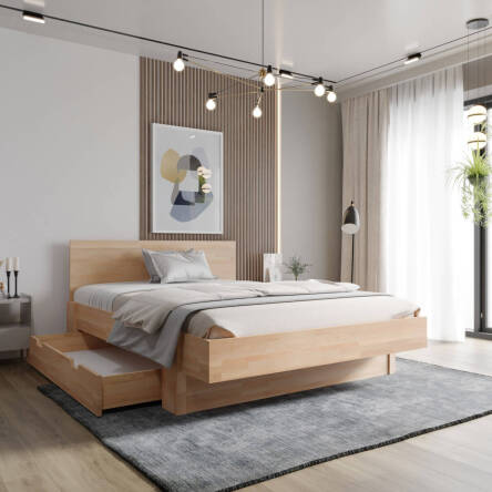 Łóżko bukowe Vigo