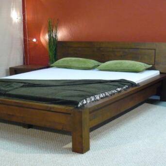 Łóżko Rossa drewniane brzozowe