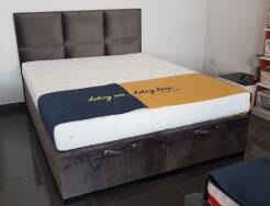 Łóżko R6 kontynentalne z pojemnikiem